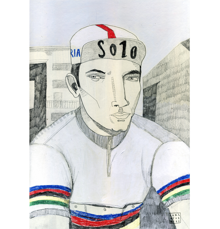Eddy Merckx Solo in Stripes - Carla Fuentes